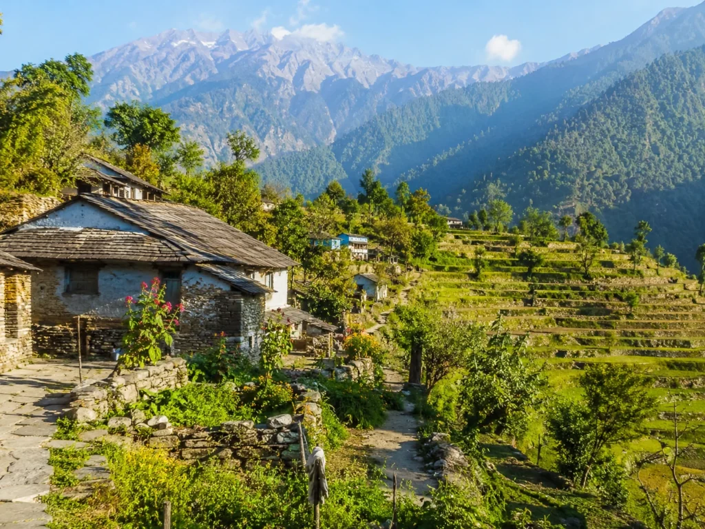 Peaceful Chakrata \Village in Dehradun with scenic mountain views